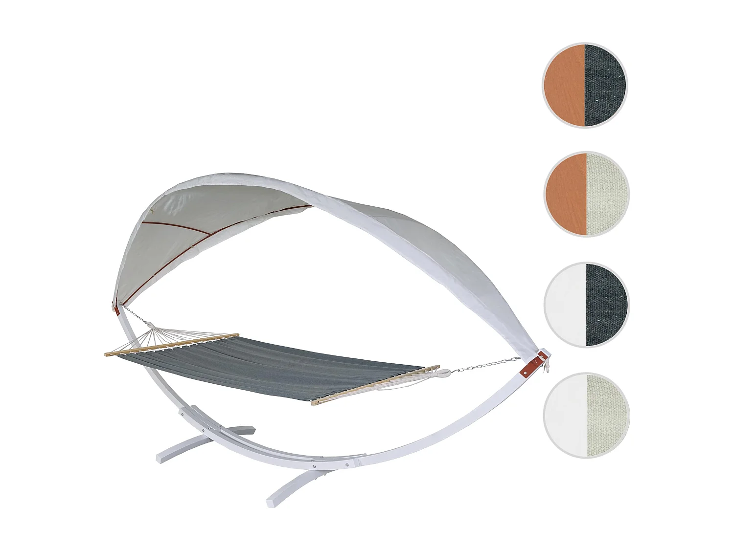 Hamac MCW-J47,  blanc, gris