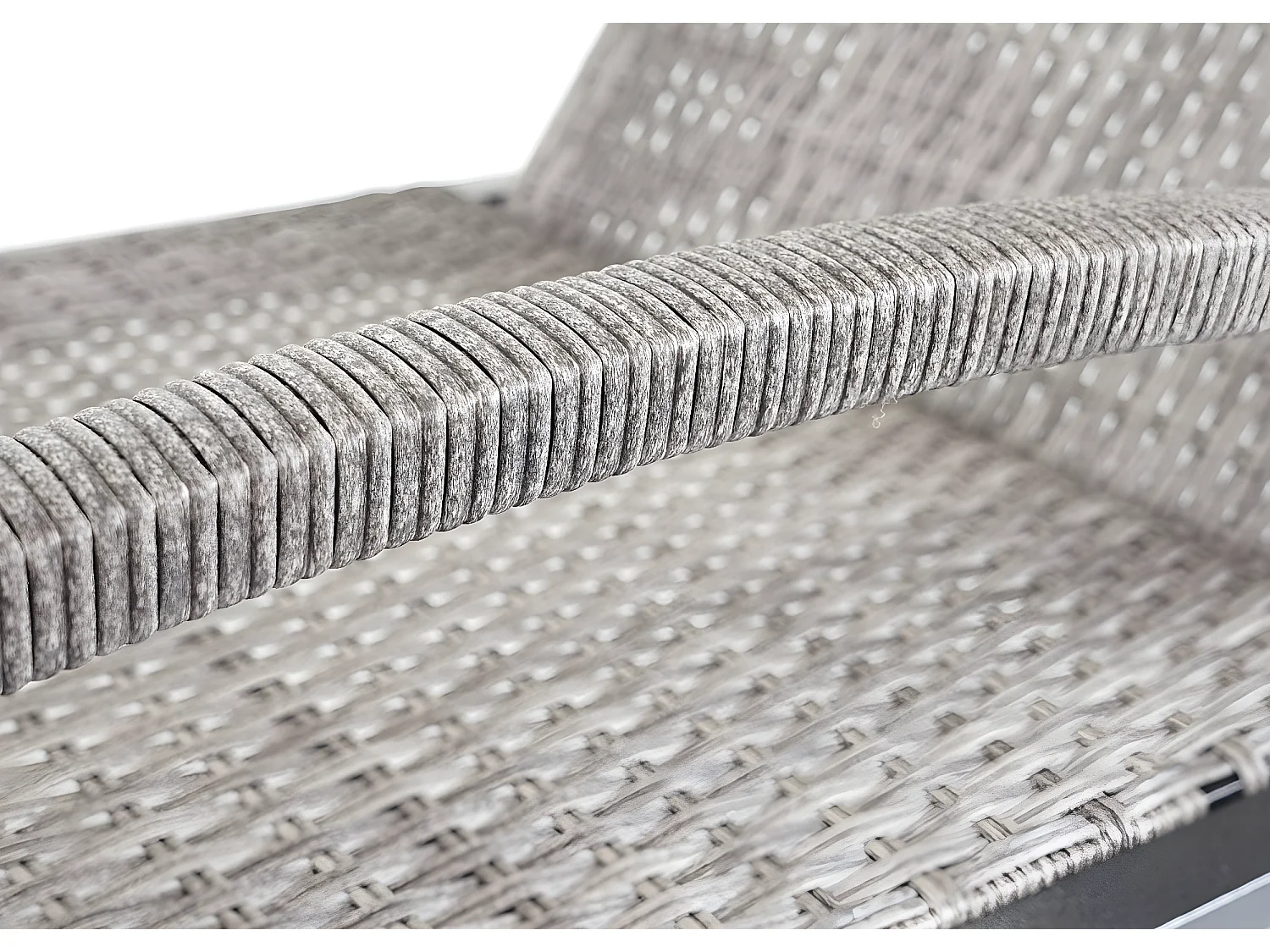 Ligstoel MCW-E27 (set van 2),  grijs Kussens donkergrijs