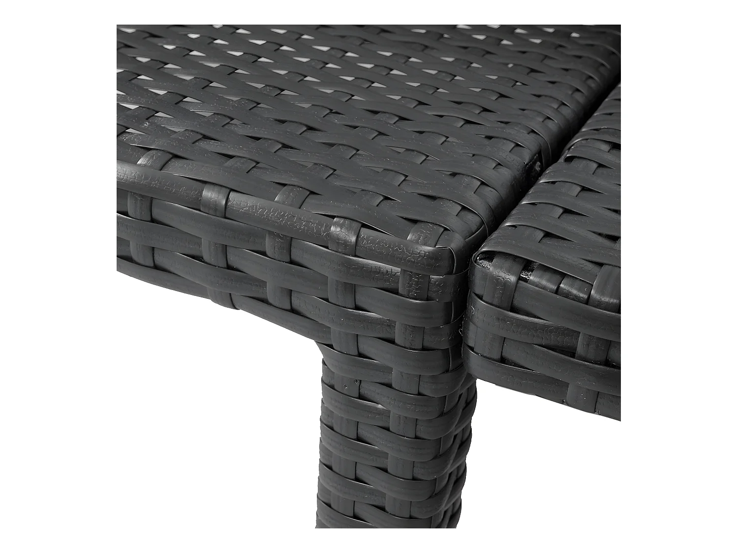 Poly-Rattan Bain de soleil MCW-A51 Premium,  Basic anthracite, coussin gris