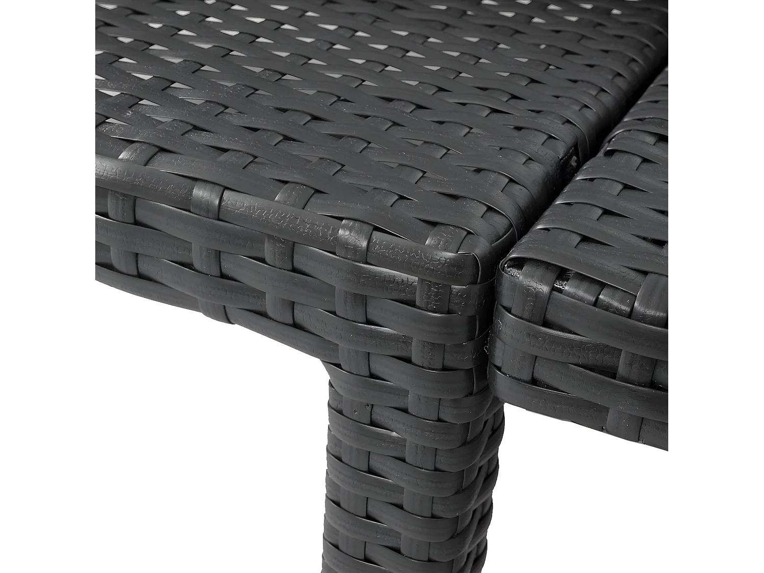 Poly-Rattan Bain de soleil MCW-A51 Premium,  Basic anthracite, coussin gris