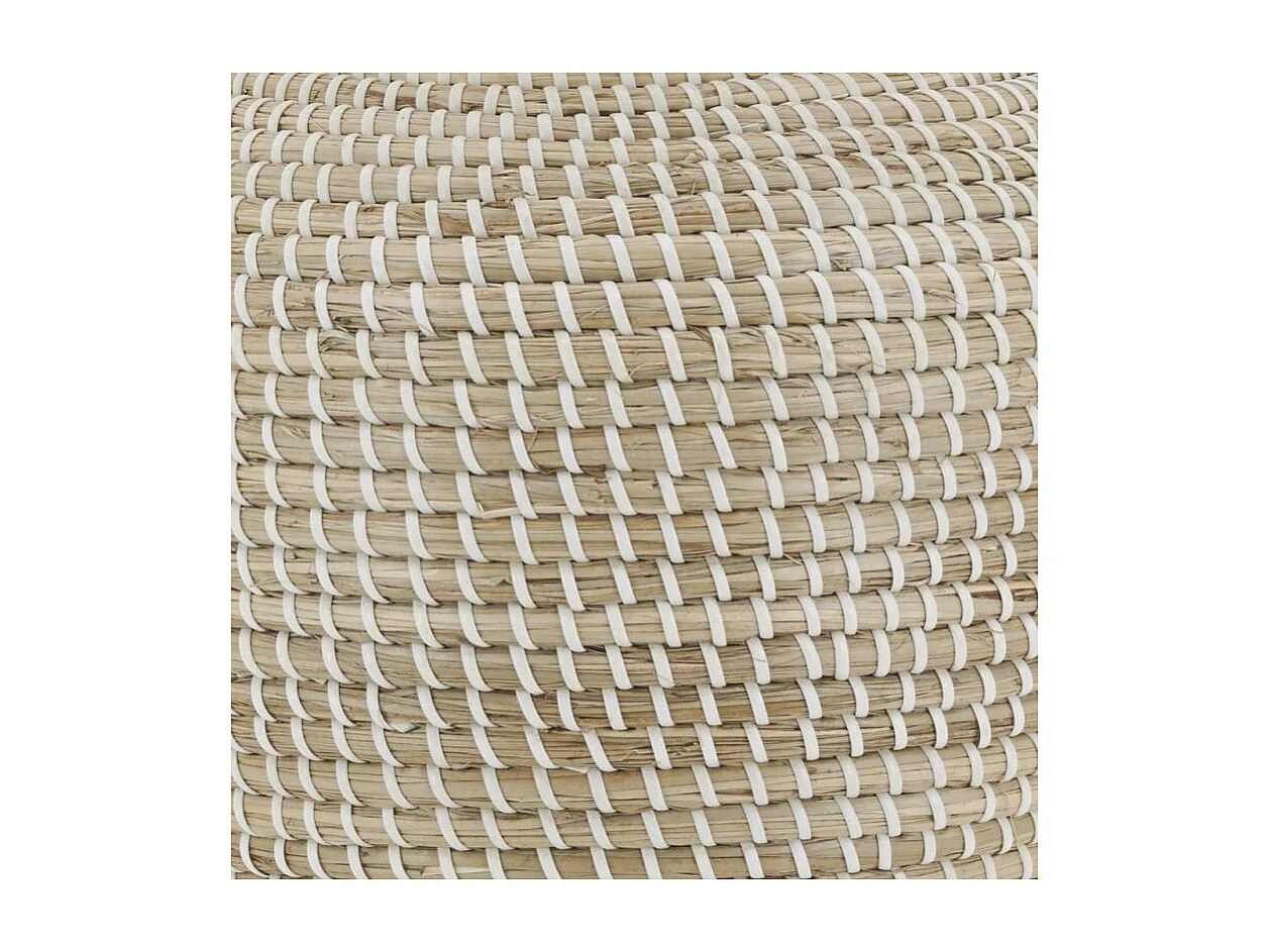 Lampe en jonc et coton Amphore