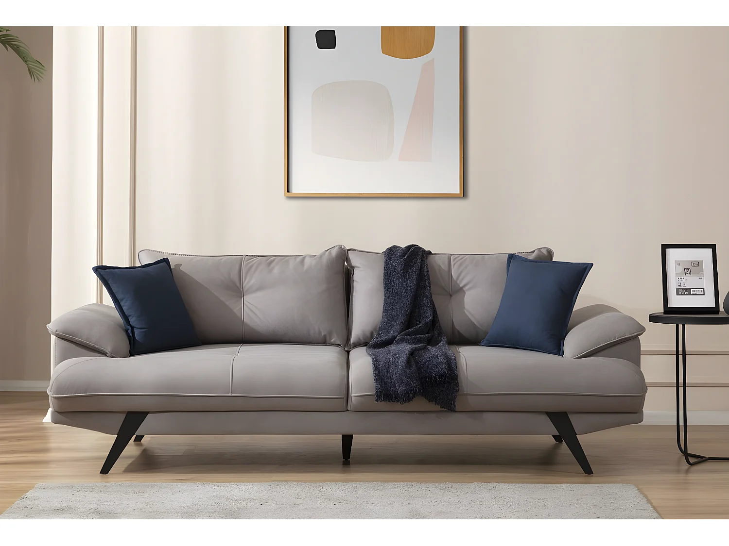 Lerin (Set 3+2+1)/Tessuto-Grigio&Blu