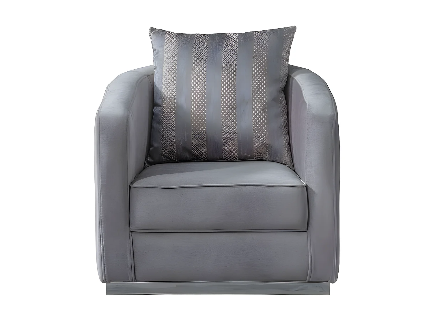 Grand (Set 3+3+1)/Tissu-Gris