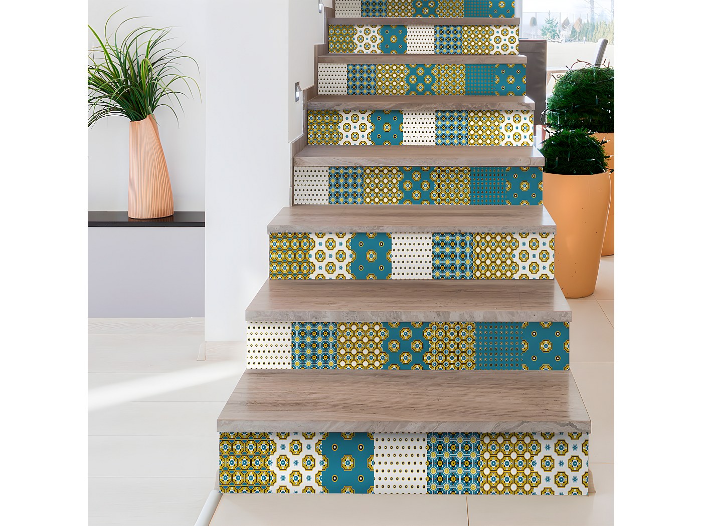 Stickers Adhésifs Escalier Carrelages Contremarche - DELLINGERA - 2