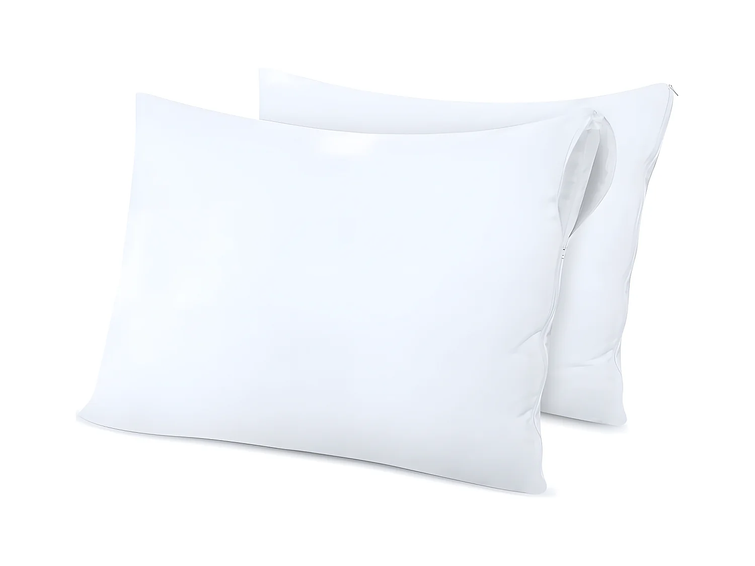 Lot de 2 protège oreiller éponge imperméable anti-acariens 50 x 70 cm