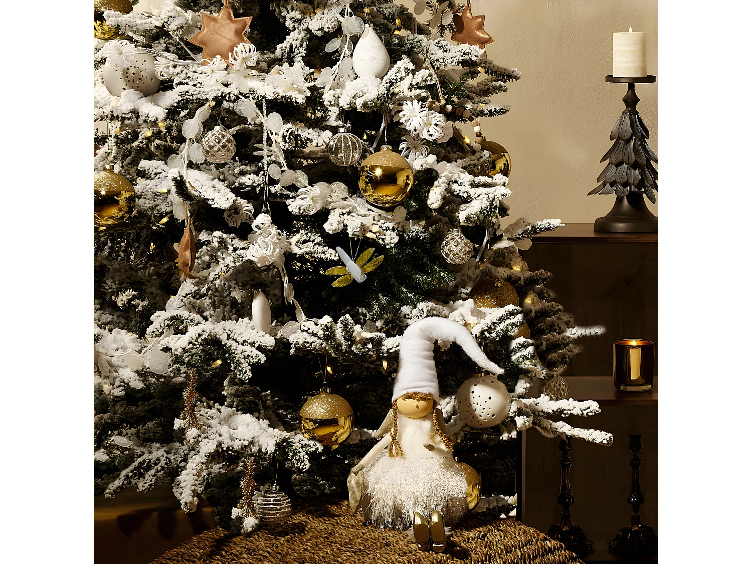 Décoration libellule - Doré / 15 cm