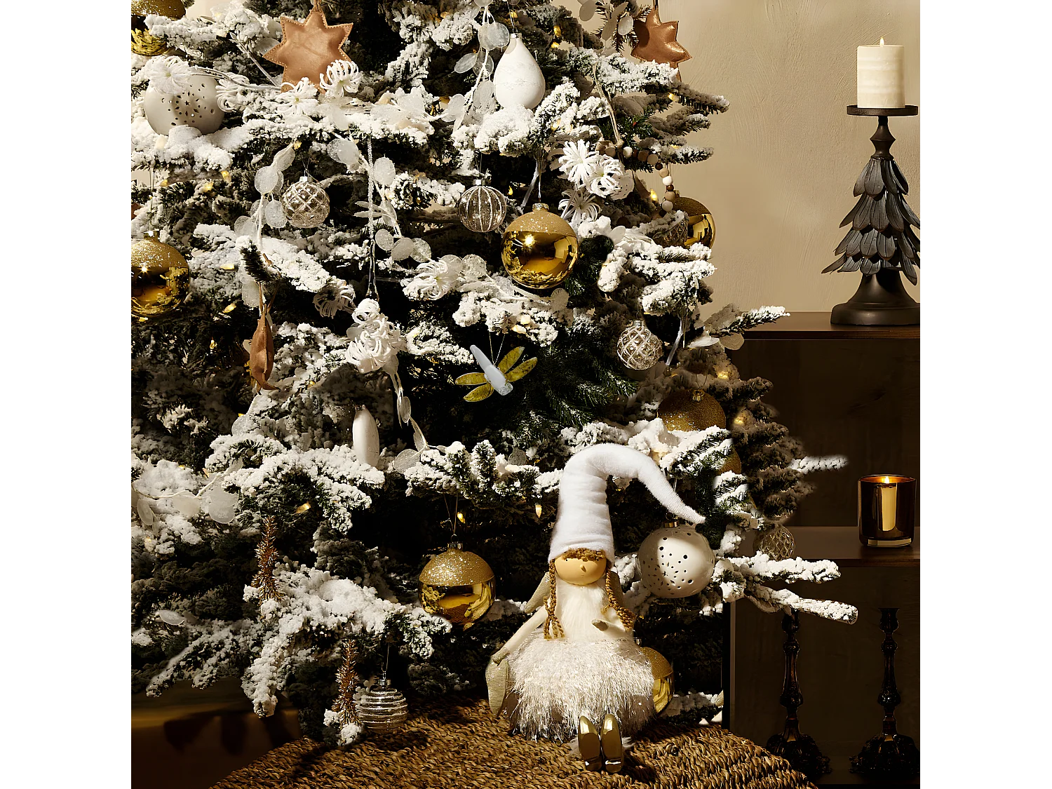 Décoration libellule - Doré / 15 cm