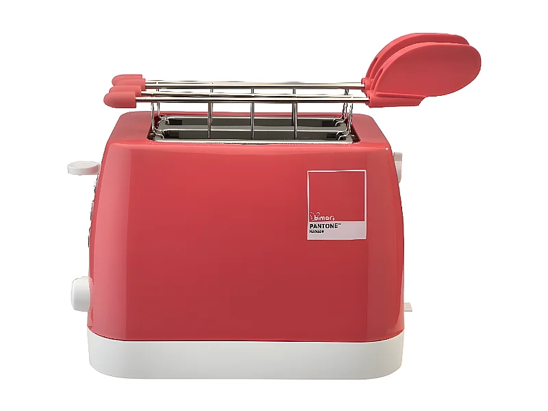 Tostadora Pantone, Rojo, 26x18x17 cm, Bimar