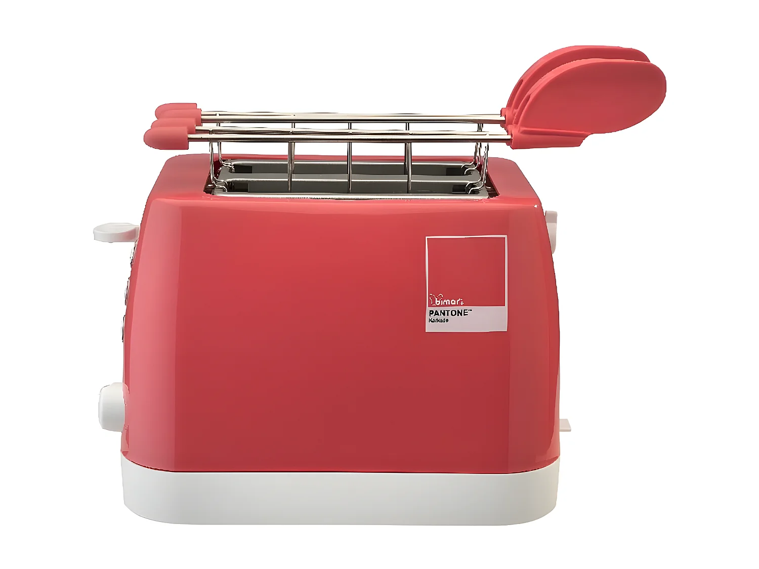 Tostadora Pantone, Rojo, 26x18x17 cm, Bimar