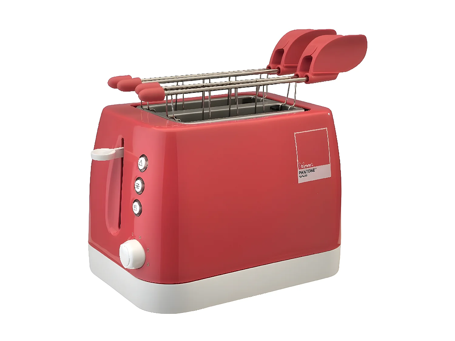 Grille-pain Pantone, Rouge, 26x18x17 cm, Bimar