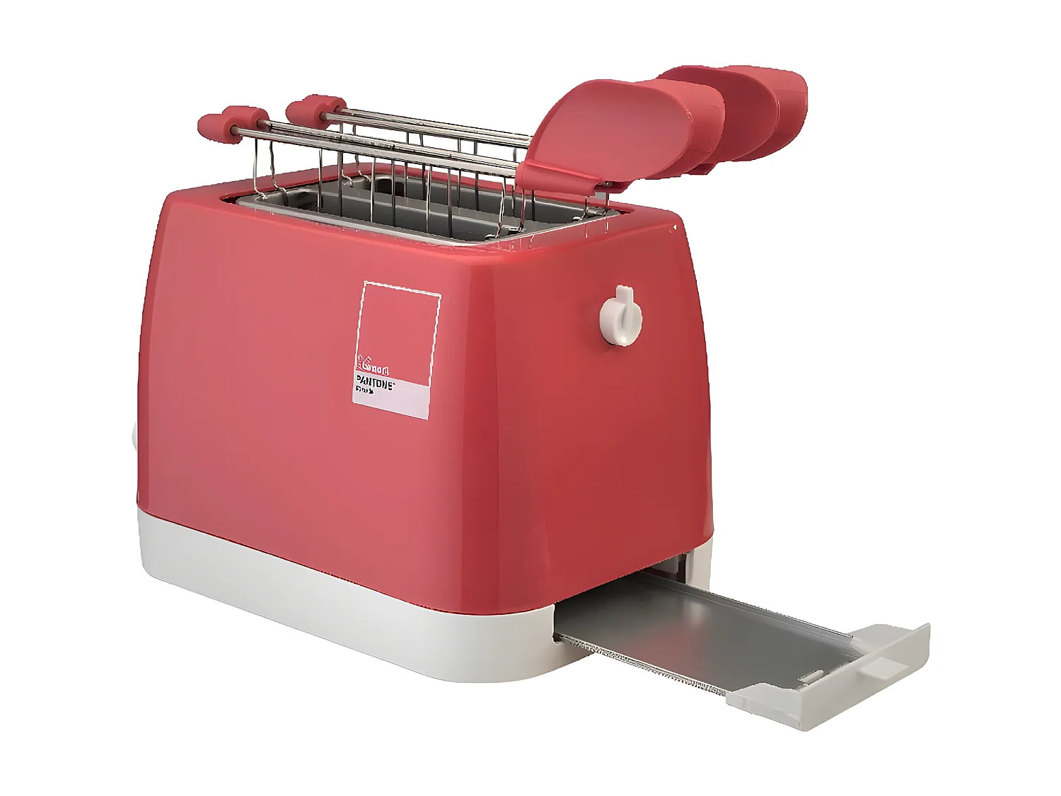 Grille-pain Pantone, Rouge, 26x18x17 cm, Bimar