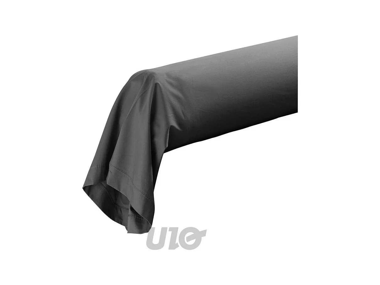 Taie de Traversin "Percaline" 85x185cm Gris Acier