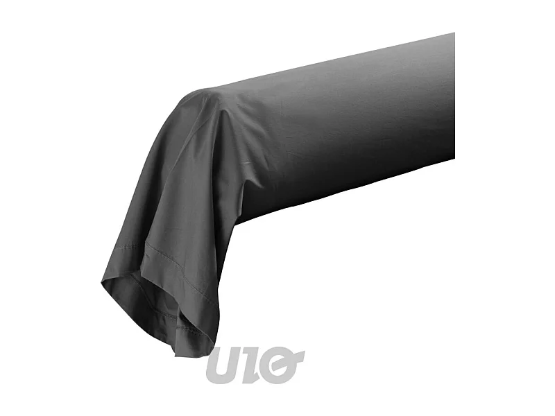 Taie de Traversin "Percaline" 85x185cm Gris Acier