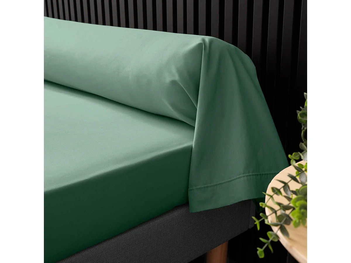 Taie de Traversin "Percaline" 85x185cm Tilleul