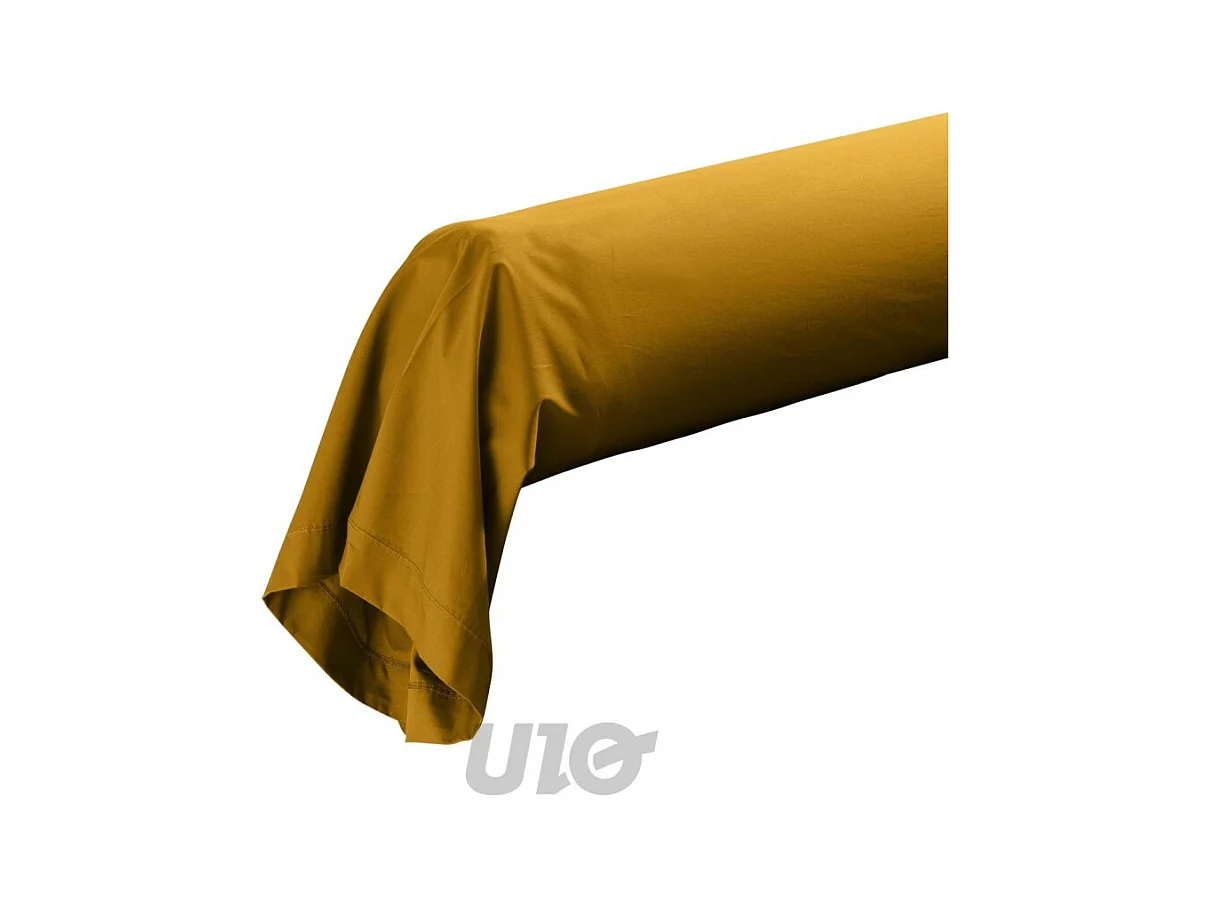 Taie de Traversin "Percaline" 85x185cm Curry