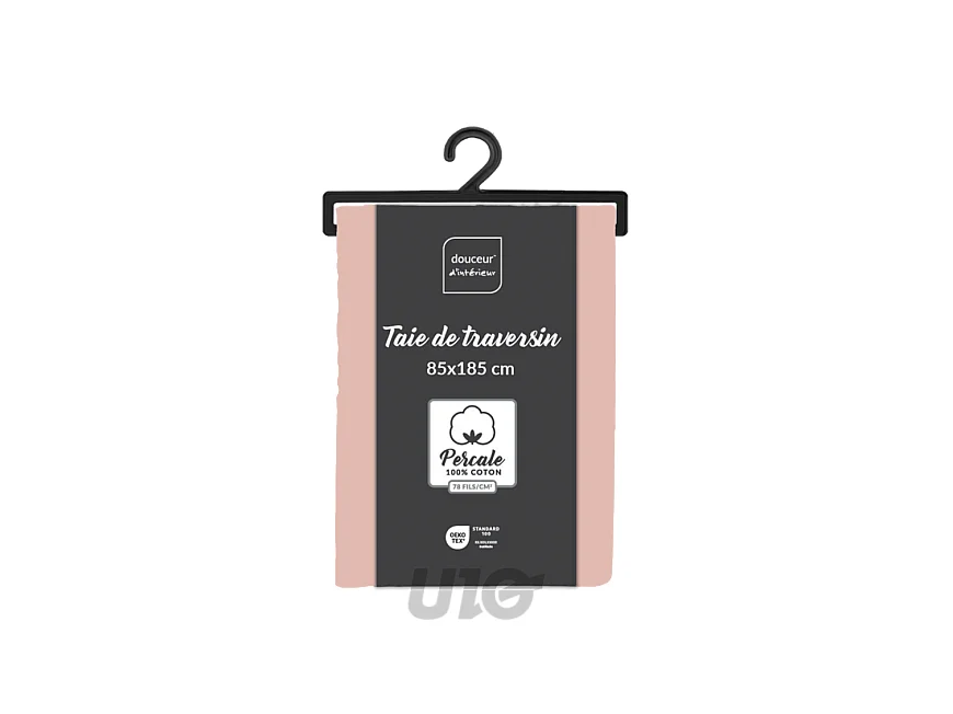 Capa de Almofada "Percaline" 85x185cm em Algodão 100% - Macia e Confortável