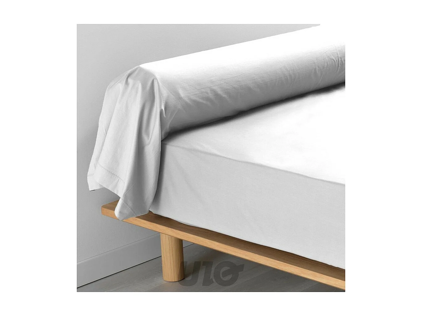 Taie de Traversin "Percaline" 85x185cm White