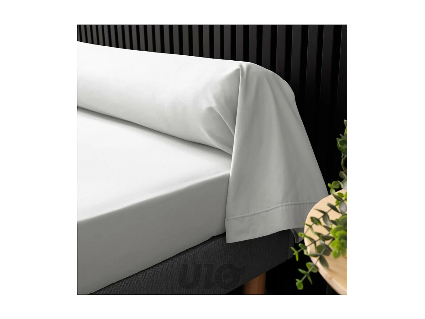 Taie de Traversin "Percaline" 85x185cm White