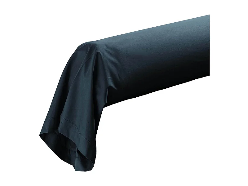 Taie de Traversin "Percaline" 85x185cm Bleu Nuit