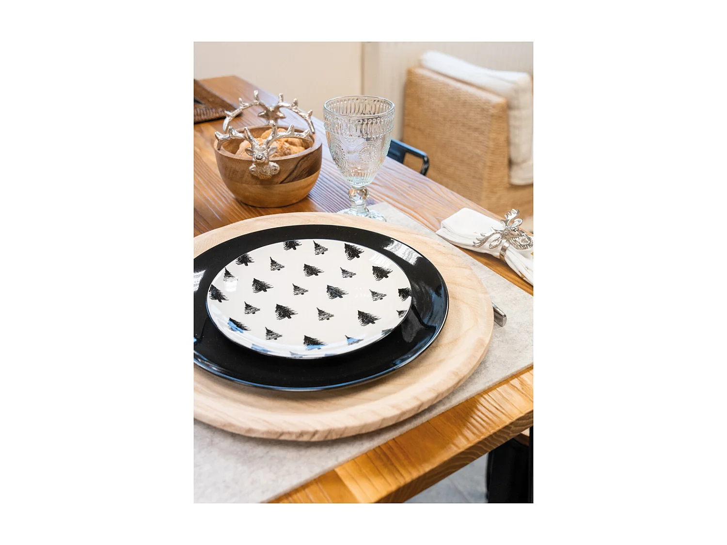 Sets de table en feutrine Cerf (lot de 6)