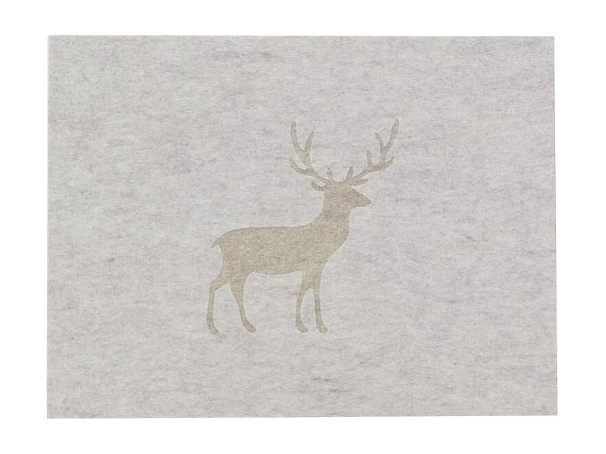 Sets de table en feutrine Cerf (lot de 6)