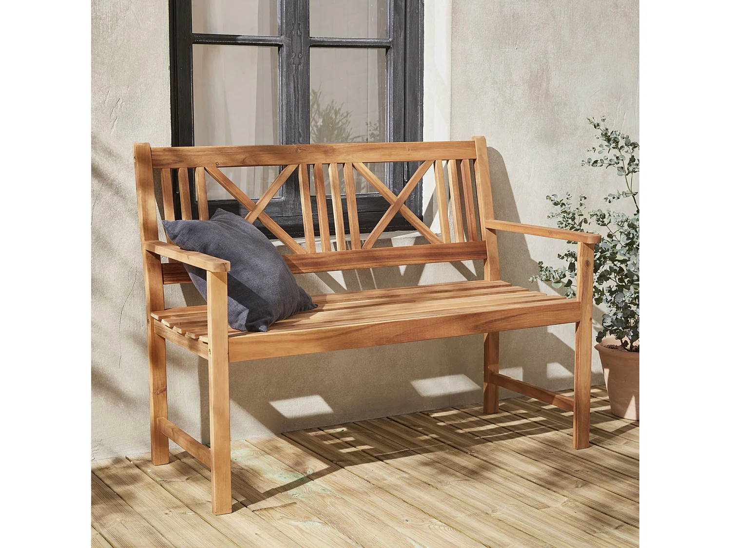 BANC EN BOIS - BANCO - 120x60cm