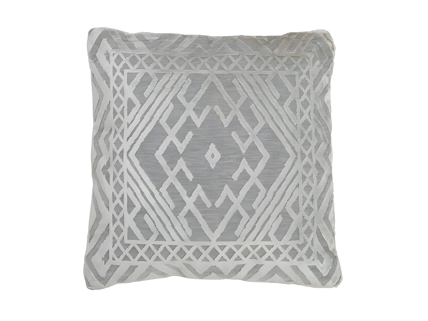 Coussin Vende Polyester Argent - L 45 x l 45 x H 4 cm