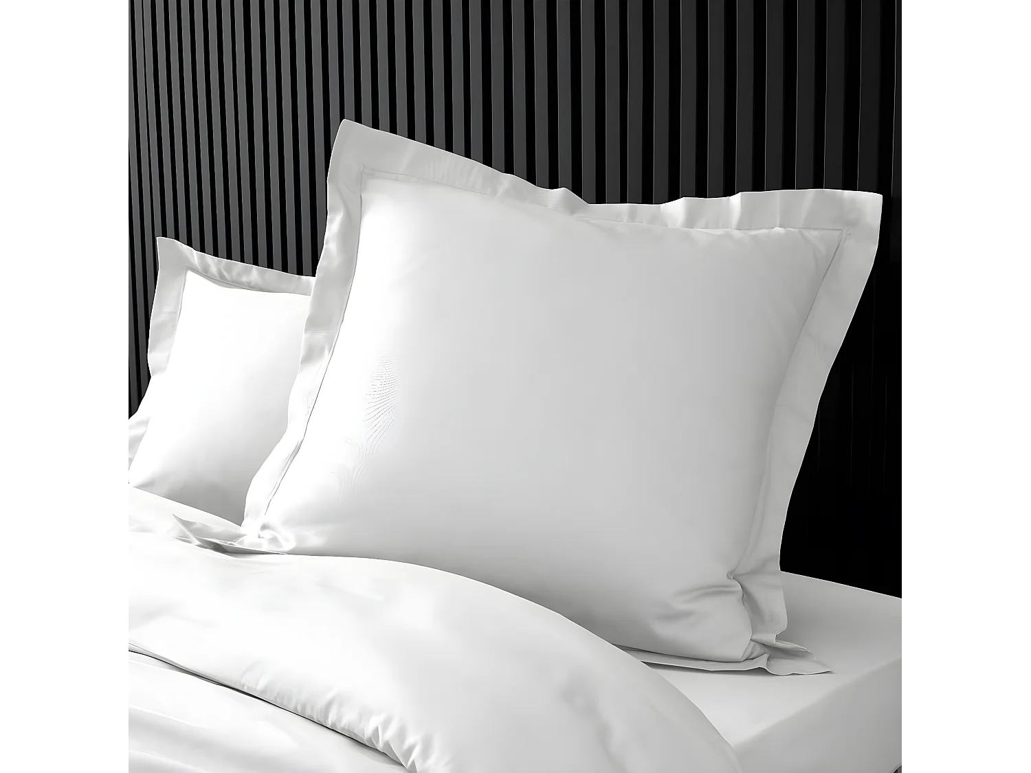 Taie d'Oreiller "Percaline" 63x63cm White