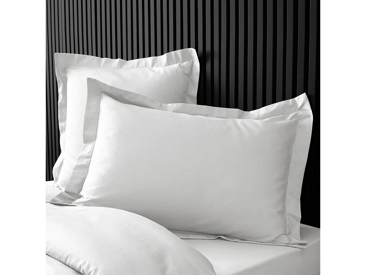 Taie d'Oreiller "Percaline" 50x70cm White