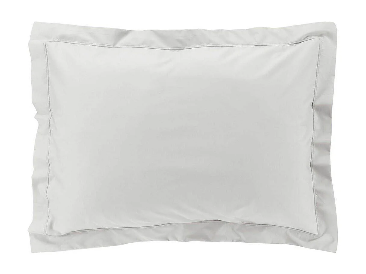 Kussensloop "Percaline" 50x70cm Wit Perkal 100% Katoen