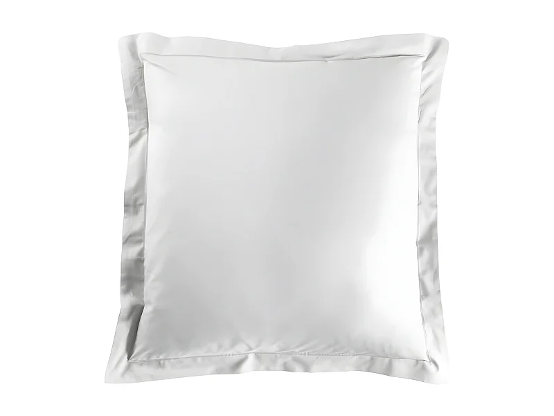 Federa "Lina" 63x63cm Bianca in Cotone Certificato Oeko-Tex