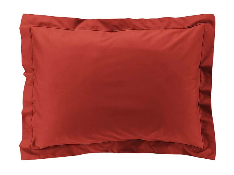 Taie d'Oreiller "Percaline" 50x70cm Tomette