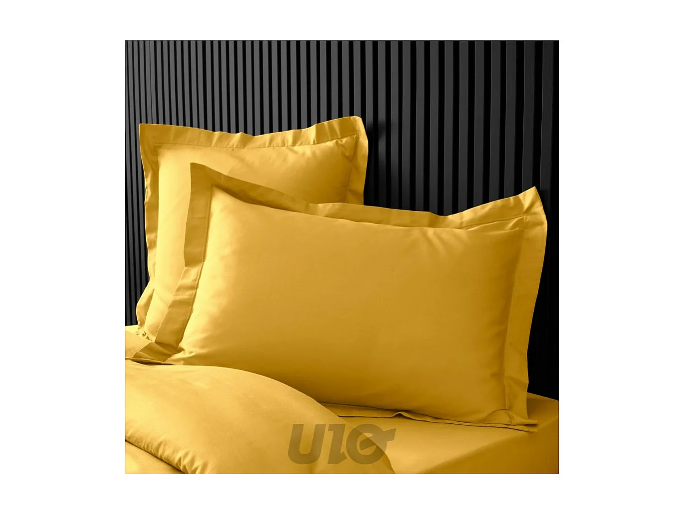 Taie d'Oreiller "Percaline" 50x70cm Curry