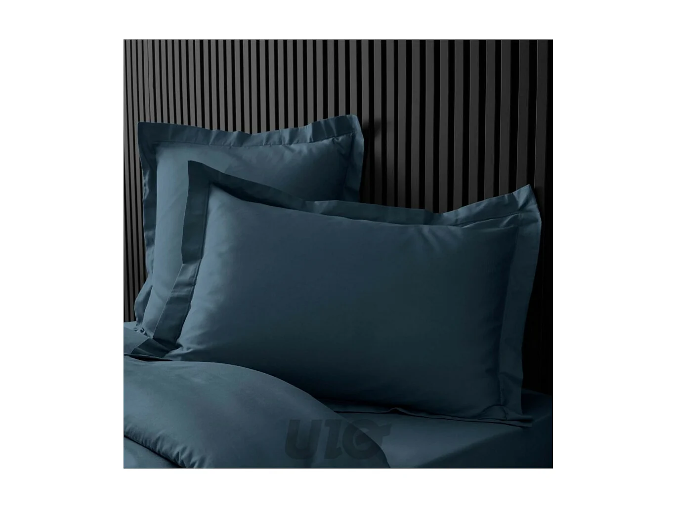 Taie d'Oreiller "Percaline" 50x70cm Bleu Nuit