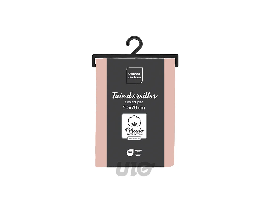 Taie d'Oreiller "Percaline" 50x70cm Nude