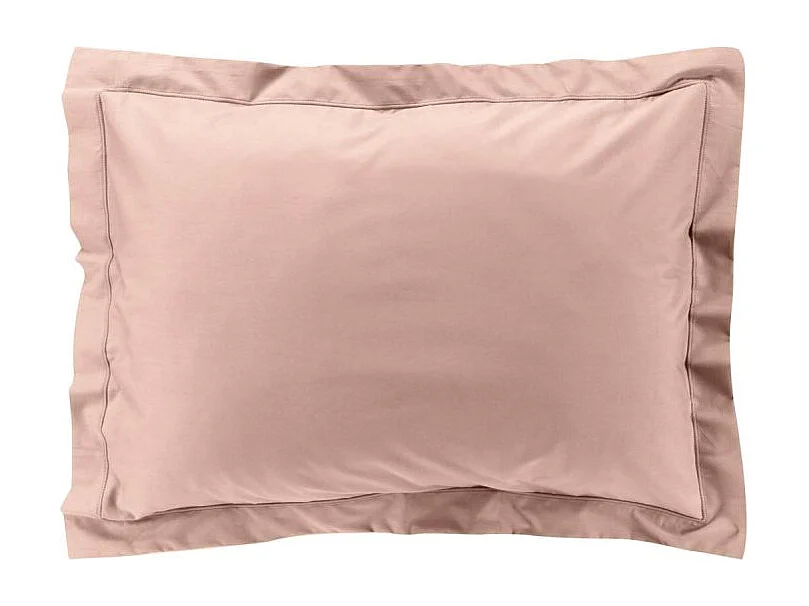 Set aus 2 Perkal Kissenbezügen Rot 50x70cm - Weich und Seidig