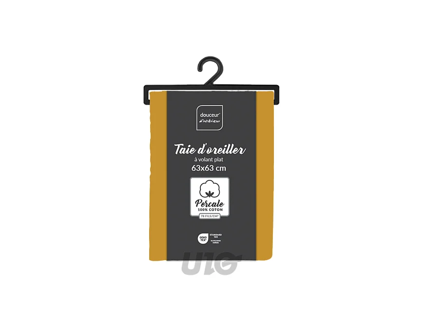 Uni Baumwollperkal Kissenbezug