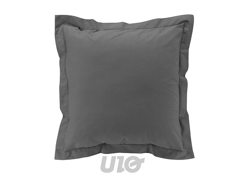 Taie d'Oreiller "Percaline" 63x63cm Gris Acier