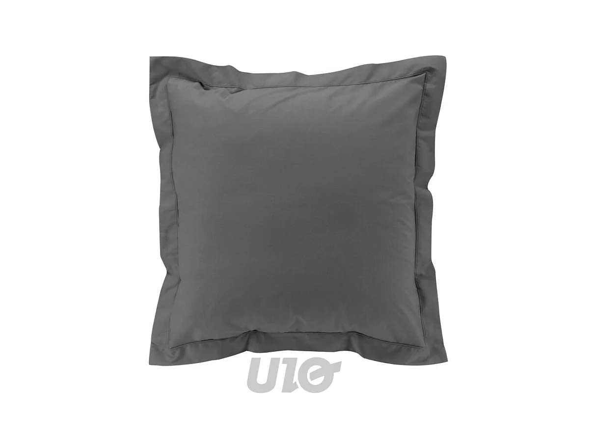 Taie d'Oreiller "Percaline" 63x63cm Gris Acier