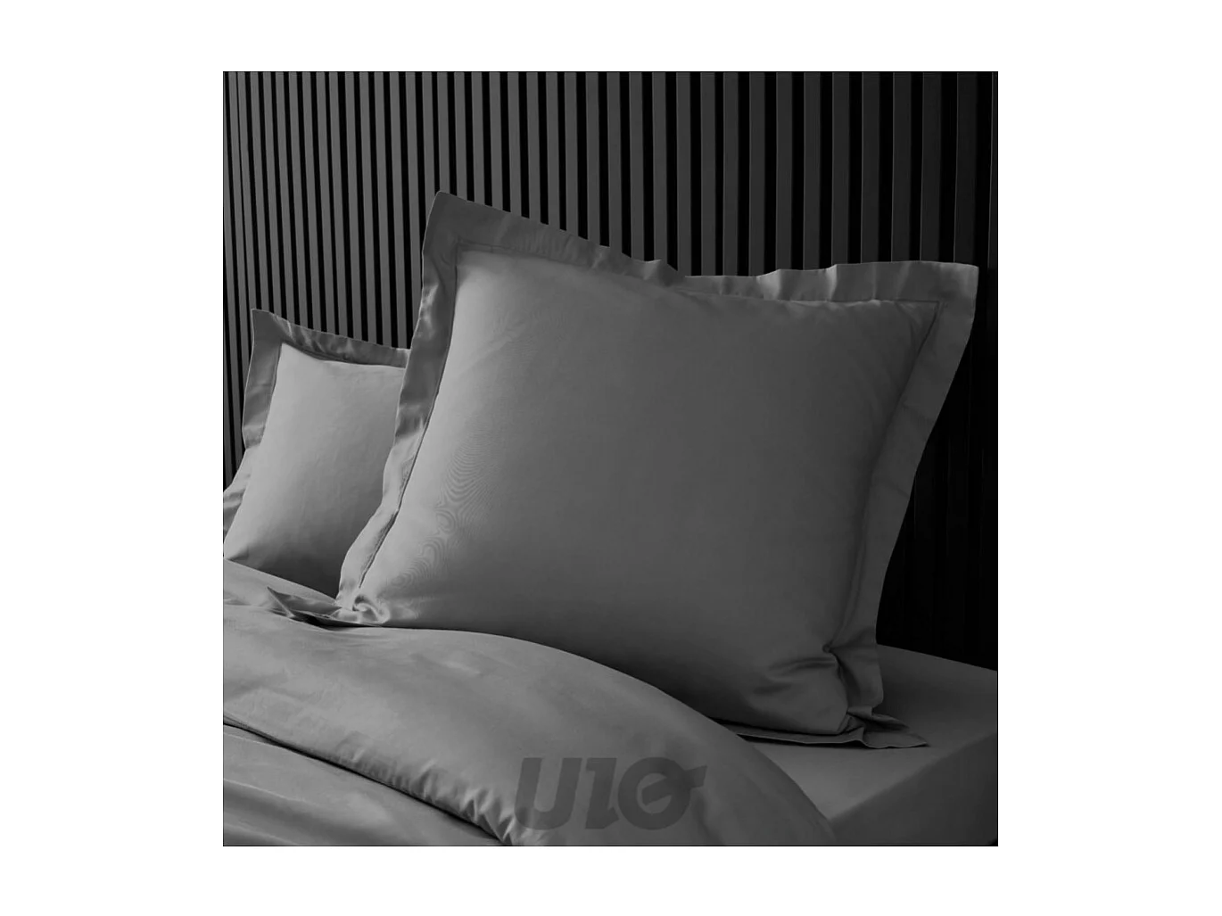 Taie d'Oreiller "Percaline" 63x63cm Gris Acier