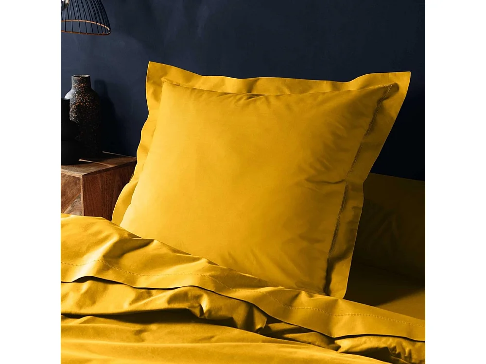 Taie d'Oreiller "Lina" 63x63cm Curry