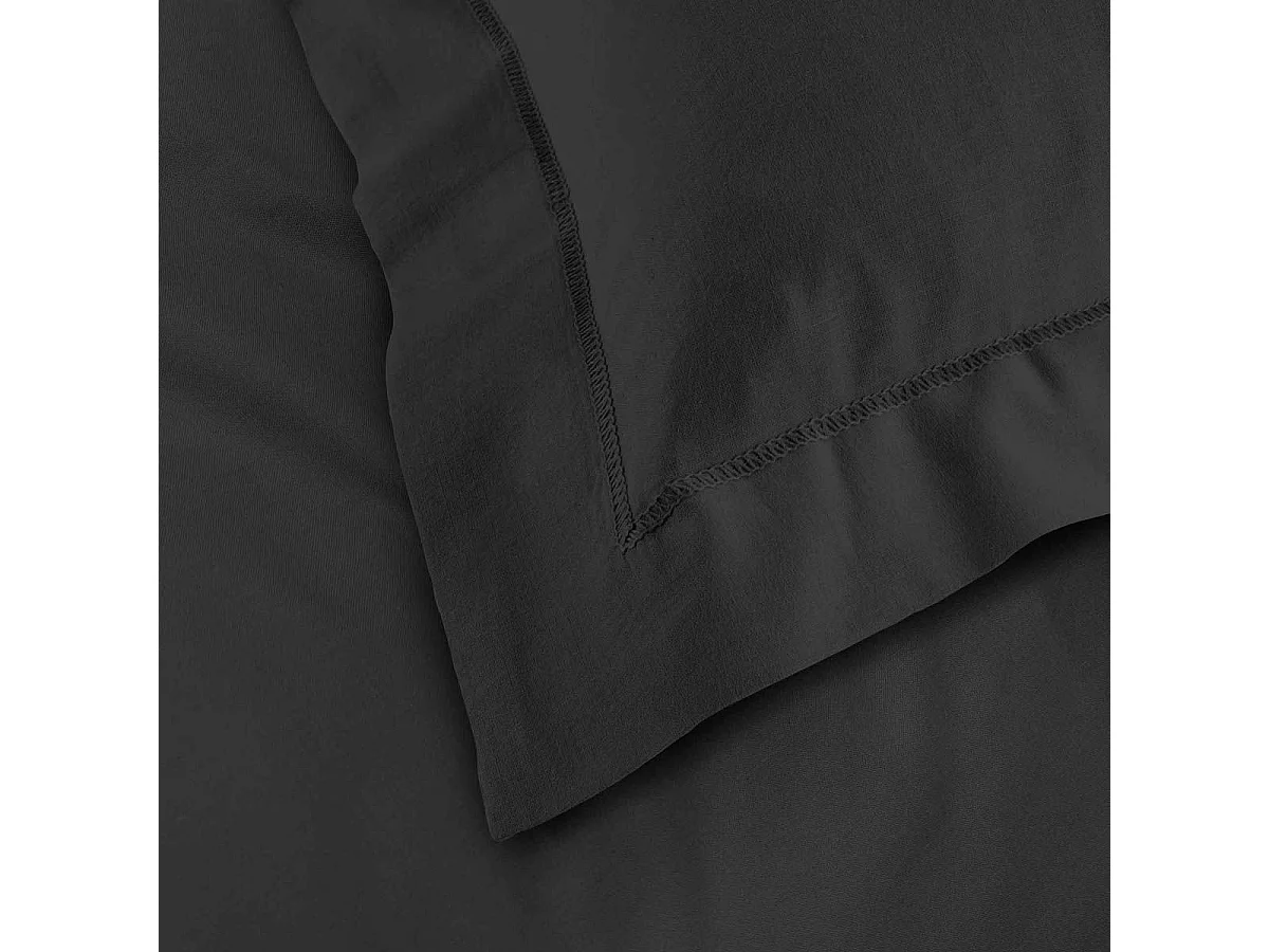 Taie d'Oreiller "Lina" 50x70cm Noir