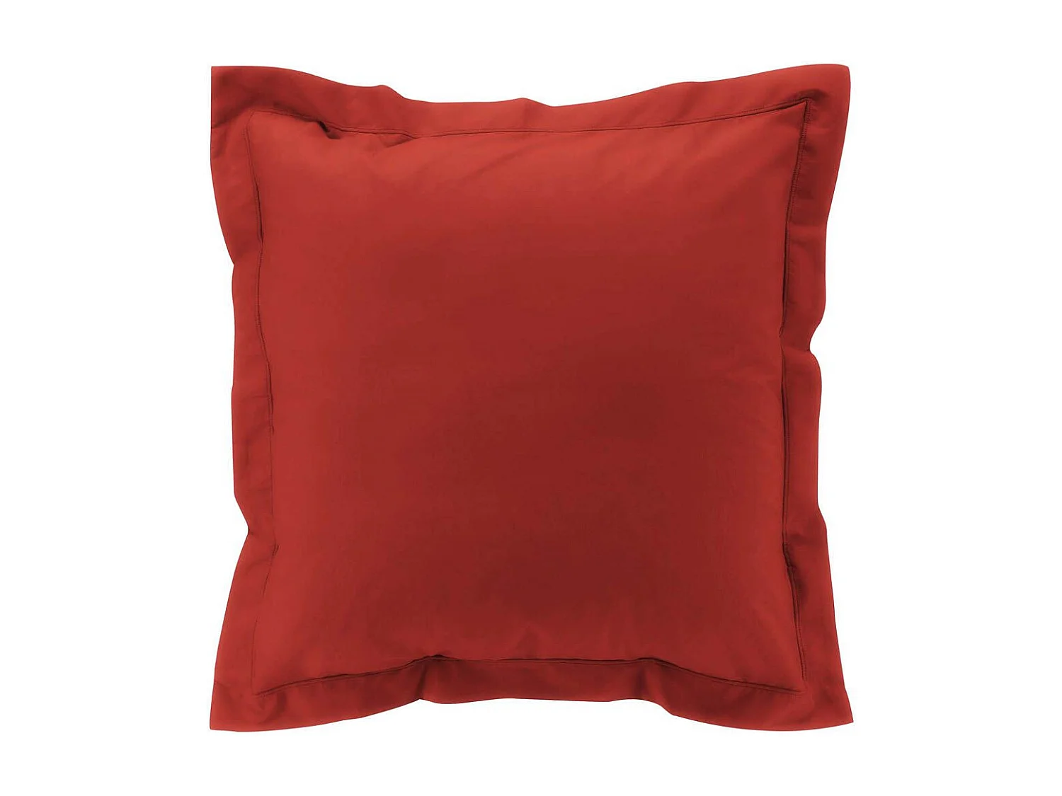 Taie d'Oreiller "Percaline" 63x63cm Tomette