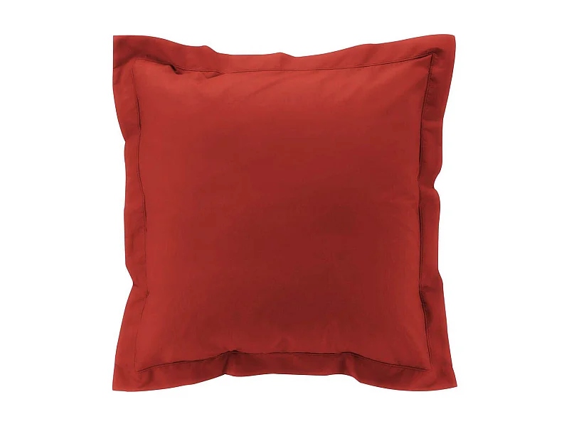 Taie d'Oreiller "Percaline" 63x63cm Tomette