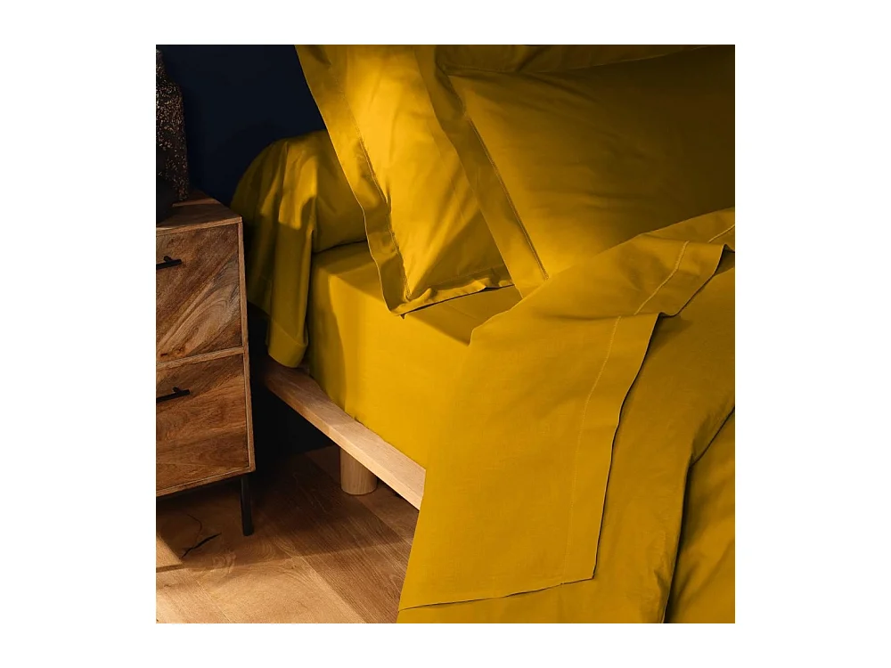 Taie d'Oreiller "Lina" 50x70cm Curry