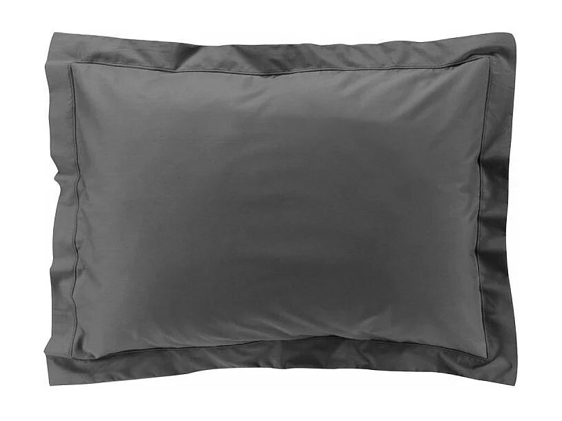 Taie d'Oreiller "Percaline" 50x70cm Gris Acier