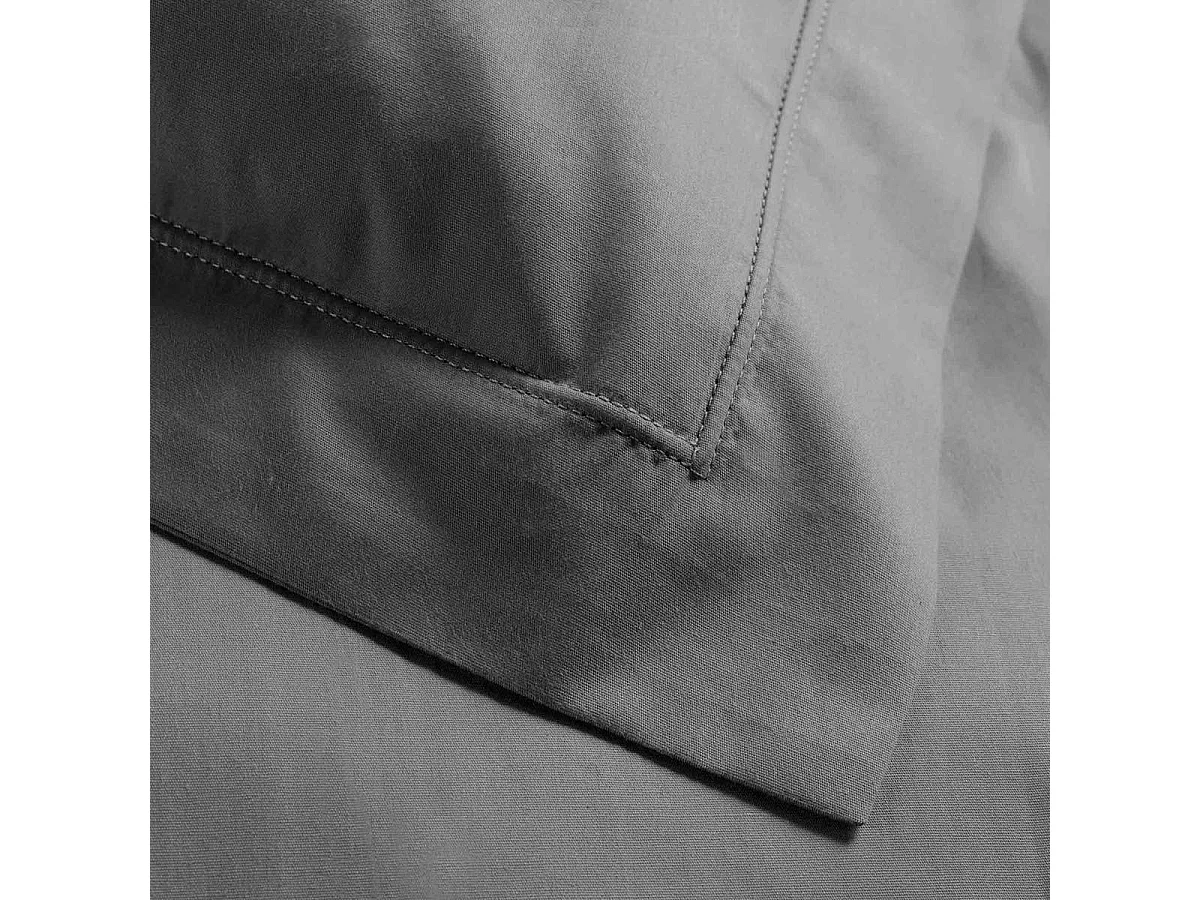 Taie d'Oreiller "Percaline" 50x70cm Gris Acier