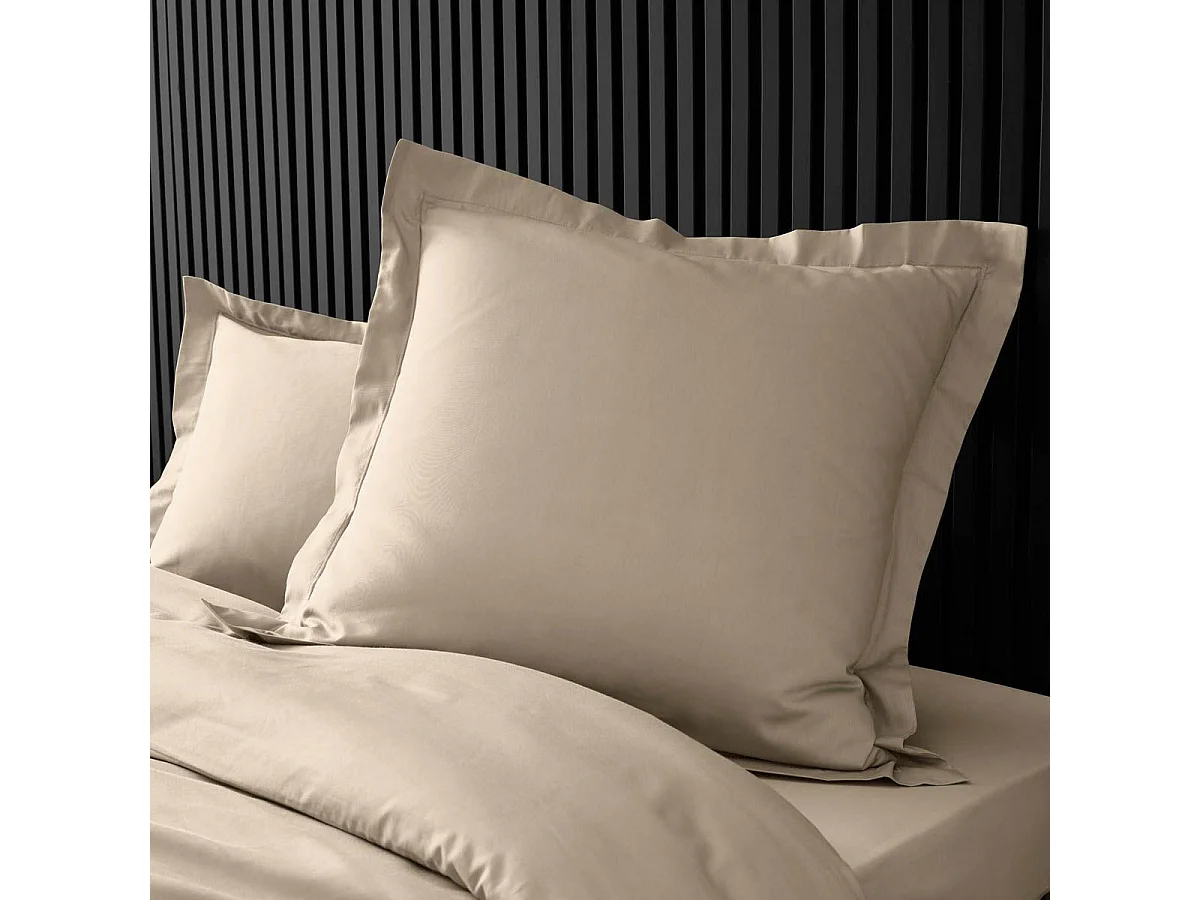 Taie d'Oreiller "Percaline" 63x63cm Sable