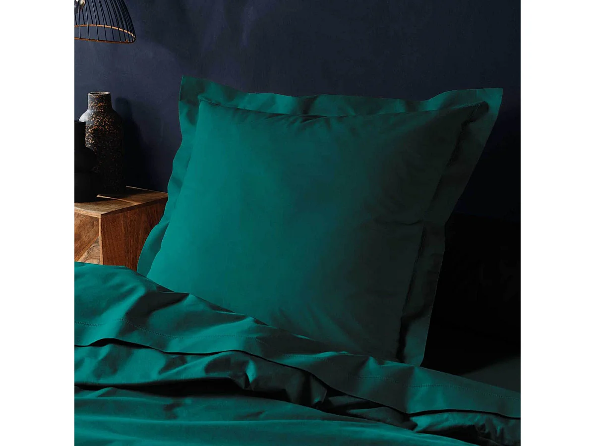 Taie d'Oreiller "Lina" 63x63cm Emeraude