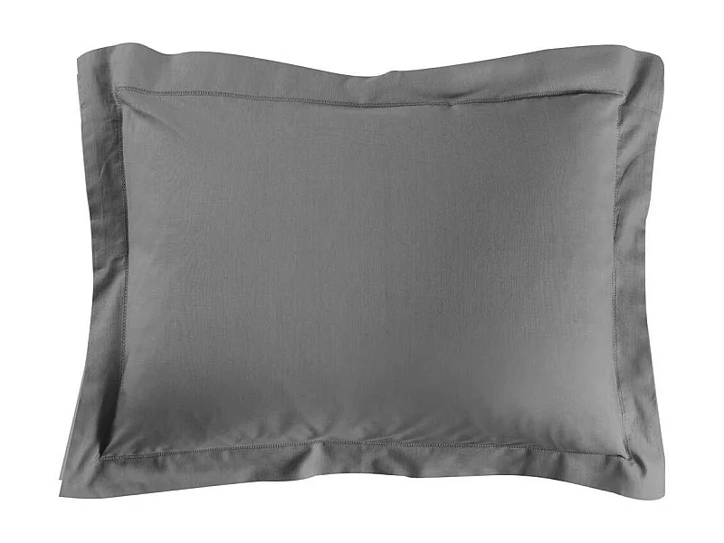 Taie d'Oreiller "Lina" 50x70cm Anthracite